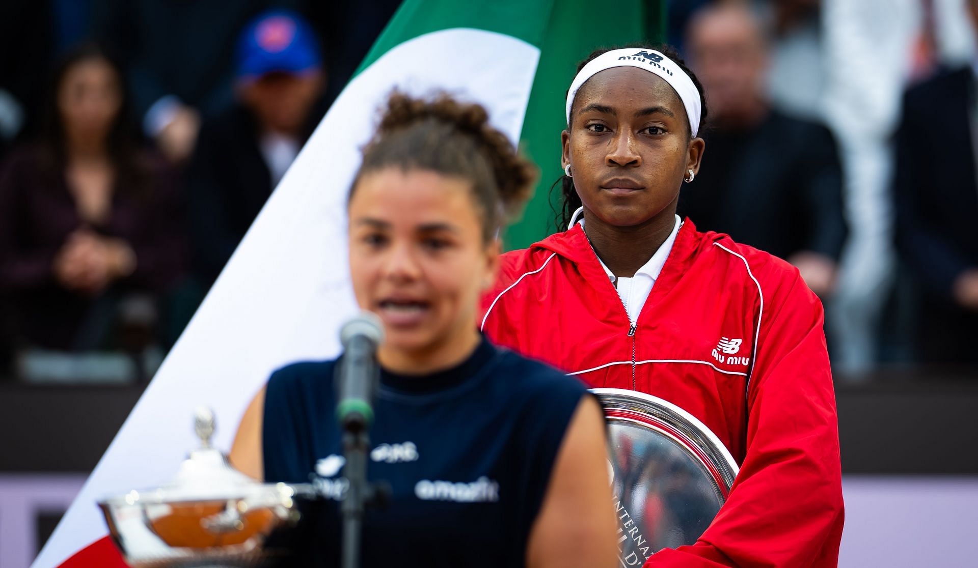 Jasmine Paolini and Coco Gauff - Source: Getty